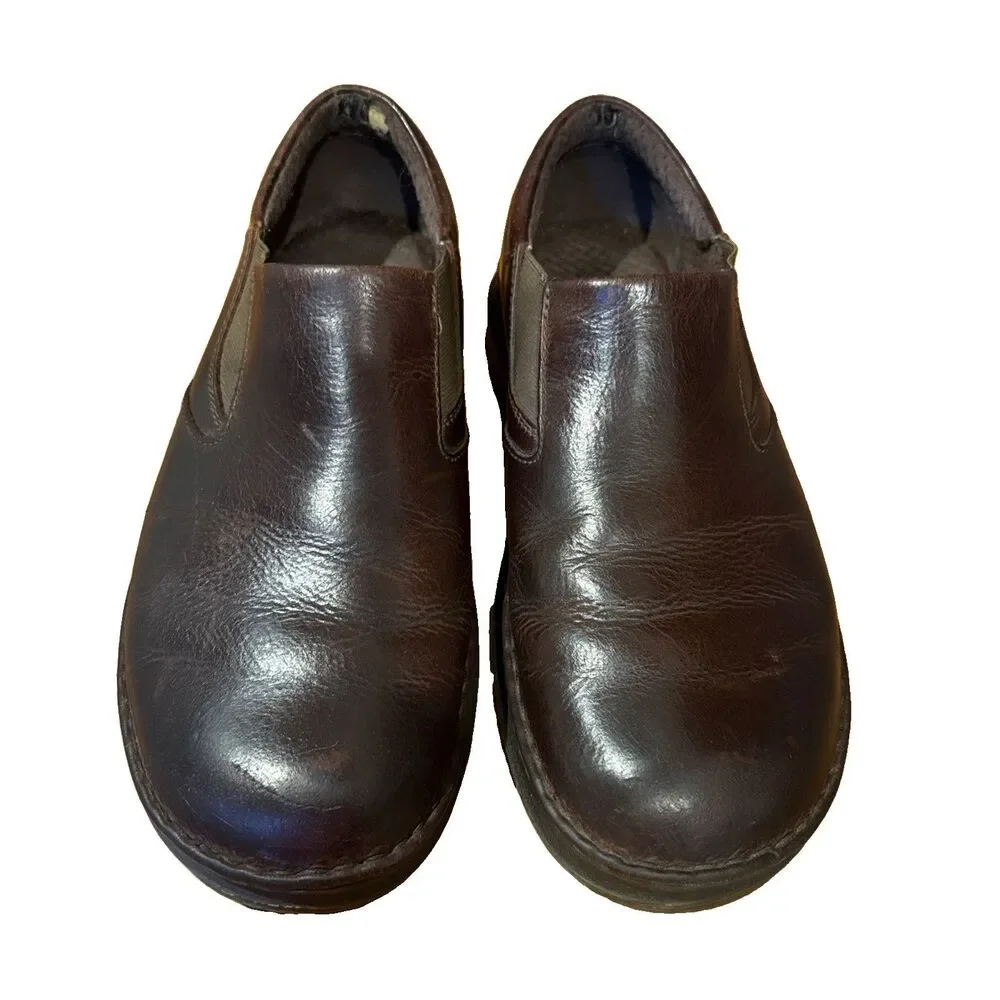 Dr. Martens Orson Slip-on Oxfords in Brown Leather US Men's 9/EU 42
